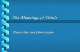 The Meanings of Words