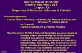 George Mason University General Chemistry 212 Chapter 13