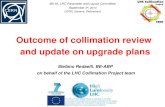 Outcome of collimation review  and update on upgrade plans