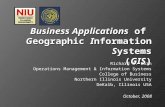 Business Applications  of  G eographic  I nformation  S ystems ( GIS )