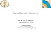 Status ECAL Laser Monitoring