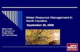 Water Resource Management in North Carolina