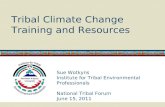 Tribal Climate Change  Training and Resources