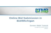 Online Bid Submission in Bid4Michigan