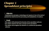 Chapter 1  Spreadsheet principles