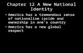 Chapter 12 A New National Identity