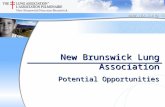 New Brunswick Lung Association Potential Opportunities