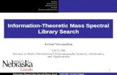 Information-Theoretic Mass Spectral Library Search