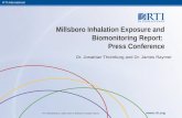Millsboro Inhalation Exposure and Biomonitoring Report:  Press Conference