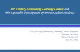 21 st  Century Community Learning Centers  and