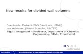 New results for divided-wall columns