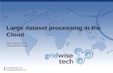 Large dataset processing in the Cloud