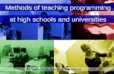 Methods of teaching programming