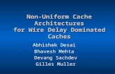 Non-Uniform Cache Architectures for Wire Delay Dominated Caches