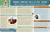 GENERAL TEMPLATE FOR A 42”X30” POSTER