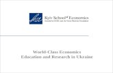 World-Class Economics Education and Research in Ukraine