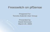 Freeswitch on pfSense