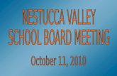 NESTUCCA VALLEY SCHOOL BOARD MEETING