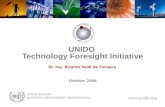 UNIDO  Technology Foresight Initiative