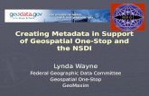 Creating Metadata in Support of Geospatial One-Stop and the NSDI