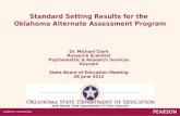 Standard Setting Results for the  Oklahoma Alternate Assessment Program
