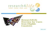Research4Life Overview for Users from Eligible Countries