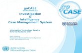 goCASE gocase.unodc Investigation & Intelligence  Case Management System