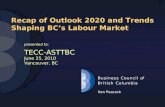 Recap of Outlook 2020 and Trends Shaping BC’s Labour Market