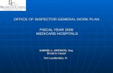 OFFICE OF INSPECTOR GENERAL WORK PLAN FISCAL YEAR 2006  MEDICARE HOSPITALS