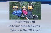 Incentives and  Performance Measures –  Where is the ZIP Line?