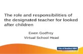 The role and responsibilities of the designated teacher for looked after children