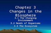 Chapter 3 Changes in the Biosphere