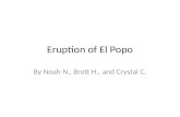 Eruption of El Popo