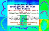 Premixed flame propagation in Hele-Shaw cells: What Darrieus & Landau didn’t tell you
