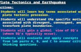Plate Tectonics and Earthquakes