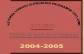 NATIONAL LEPROSY ELIMINATION PROGRAMME 2001 2005