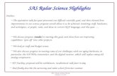 SAS Radar Science Highlights