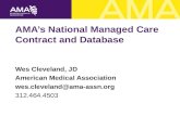 AMA’s National Managed Care Contract and Database