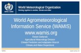 World Agrometeorological  Information Service (WAMIS) wamis