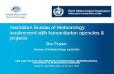 Australian Bureau of Meteorology involvement with humanitarian agencies & projects