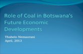 Role of Coal in Botswana’s Future Economic Developments