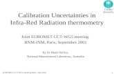 Calibration Uncertainties in Infra-Red Radiation thermometry