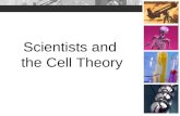 Scientists and  the Cell Theory