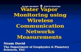 Water Vapor  Monitoring using Wireless Communication Networks Measurements