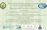 Fruit Trees: Income Generating Plant Materials for Windbreaks,  Vegetative Barriers, & Hedgerows