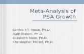 Meta-Analysis of  PSA Growth