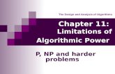 Chapter 11: Limitations of Algorithmic Power
