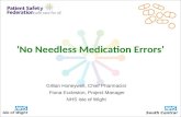 ‘No Needless Medication Errors’