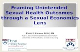 Framing  Unintended  Sexual  Health Outcomes  through a Sexual  Economics Lens