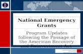 National Emergency Grants